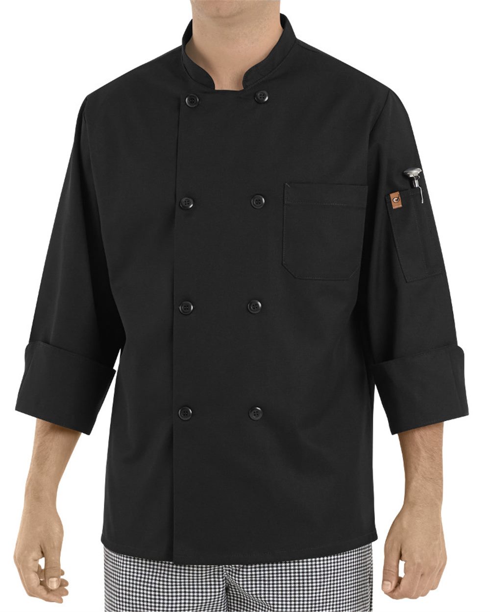Black Traditional Chef Coat