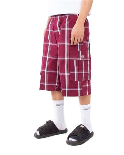 Unisex Plaid Shorts