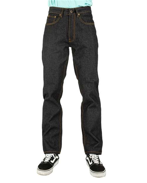 Unisex Denim Straight-Leg Jeans