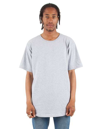 Unisex Curved Hem Long Tee