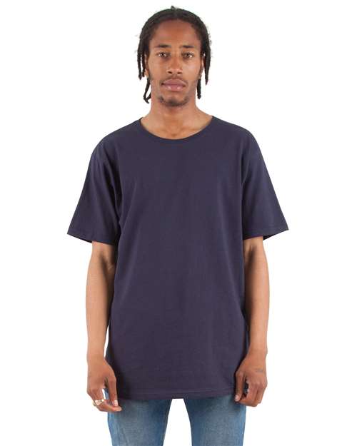 Unisex Curved Hem Long Tee