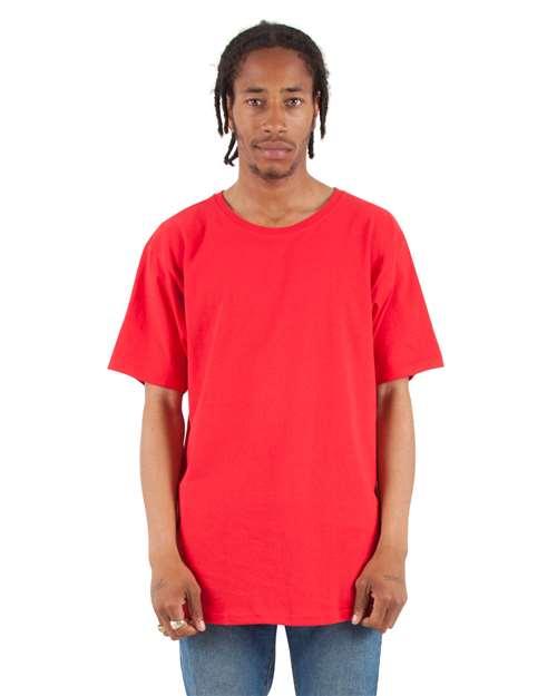 Unisex Curved Hem Long Tee