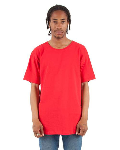 Unisex Curved Hem Long Tee