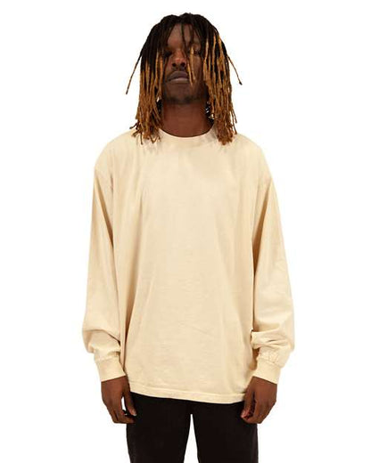 Unisex Max Heavyweight Garment-Dyed Long Sleeve Tee