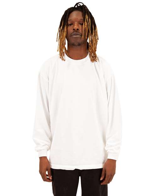 Unisex Max Heavyweight Garment-Dyed Long Sleeve Tee