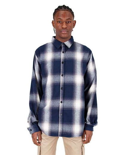 Unisex Plaid Flannel Overshirt