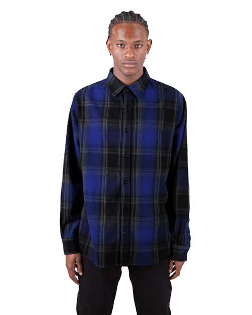 Unisex Plaid Flannel Overshirt