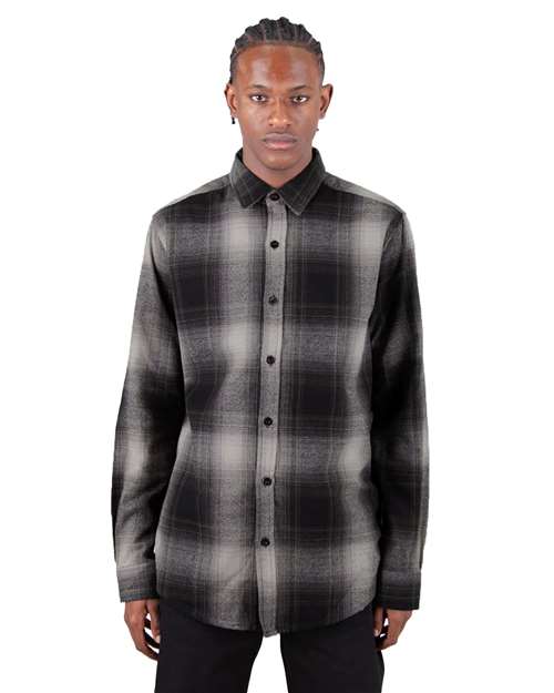 Unisex Plaid Flannel Overshirt