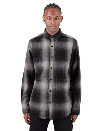 Unisex Plaid Flannel Overshirt