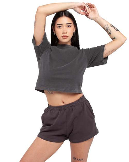 Women's Garment-Dyed Cropped Tee