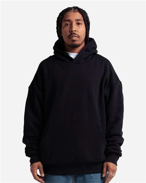 Unisex Garment-Dyed Double Layer Reversible Hoodie Sweatshirt