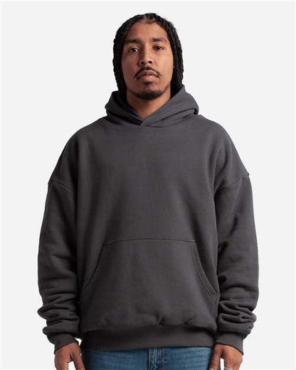 Unisex Garment-Dyed Double Layer Reversible Hoodie Sweatshirt