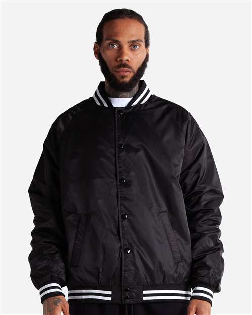 Unisex Collared Varsity Jacket