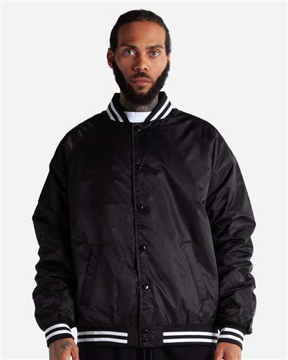 Unisex Collared Varsity Jacket