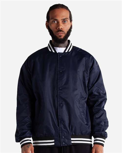 Unisex Collared Varsity Jacket