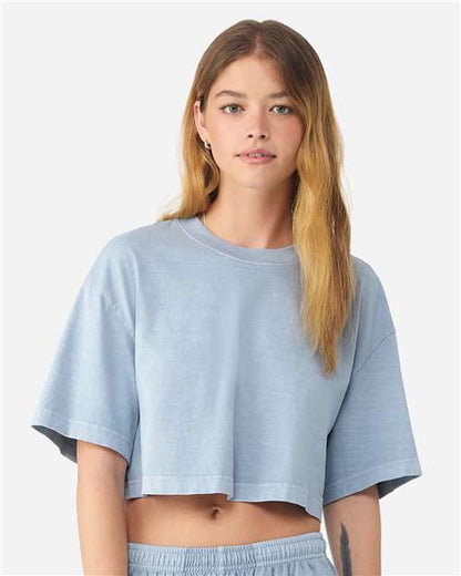 Women's Garment-Dyed Cropped Tee