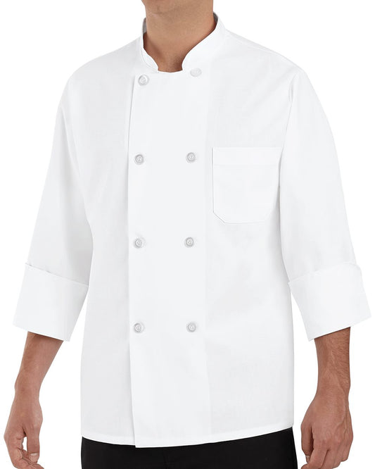 Eight Pearl Button Chef Coat - Tall Sizes